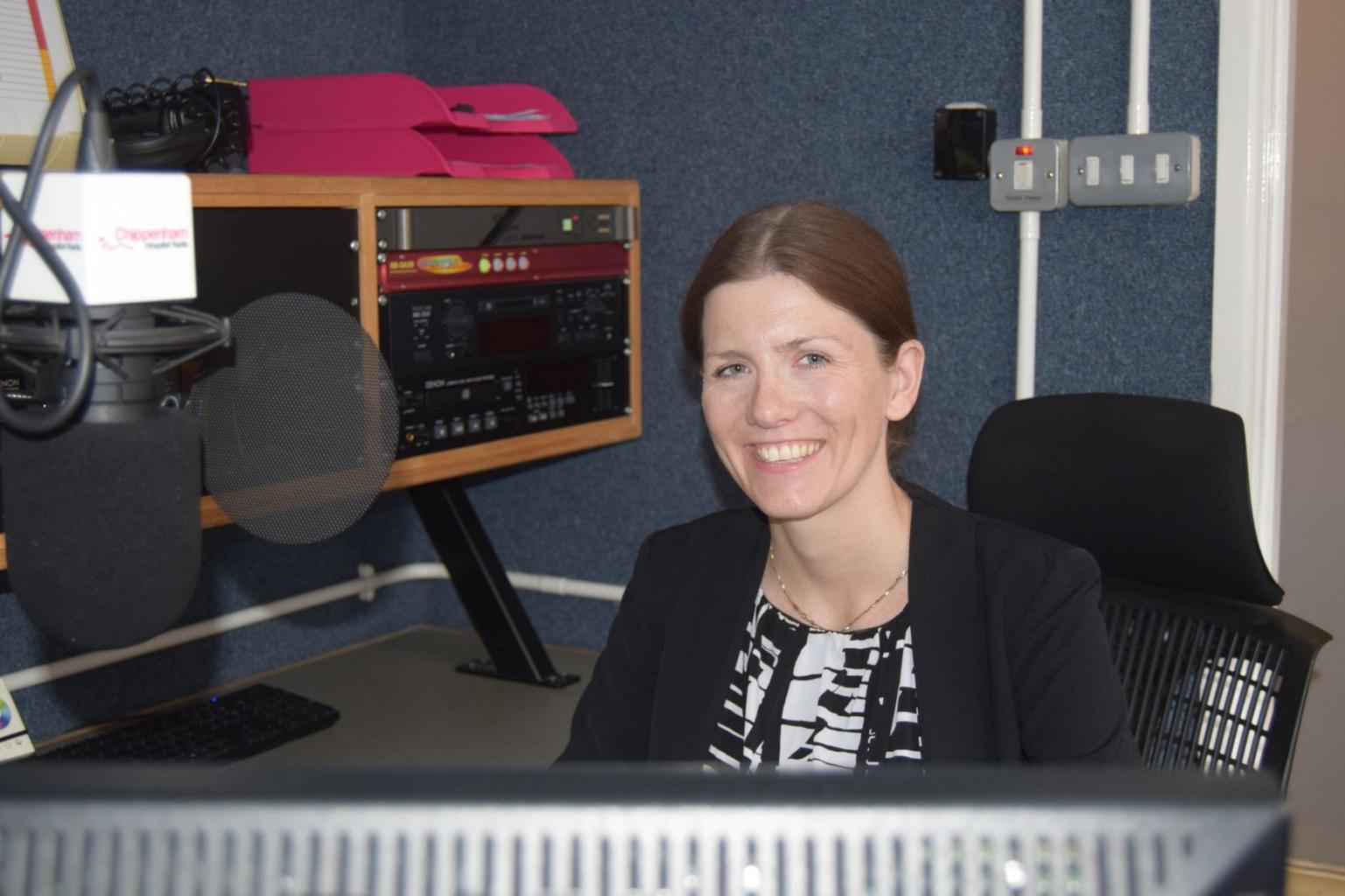 Our local MP Michelle Donelan visits for a look at our studio and to meet our volunteers