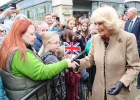 Woman 'overwhelmed' after meeting Queen Camilla as crowds flood town