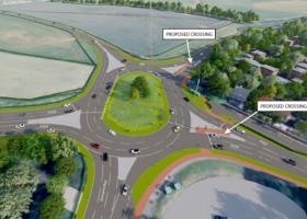Major update at busy roundabout amid A350 bypass project